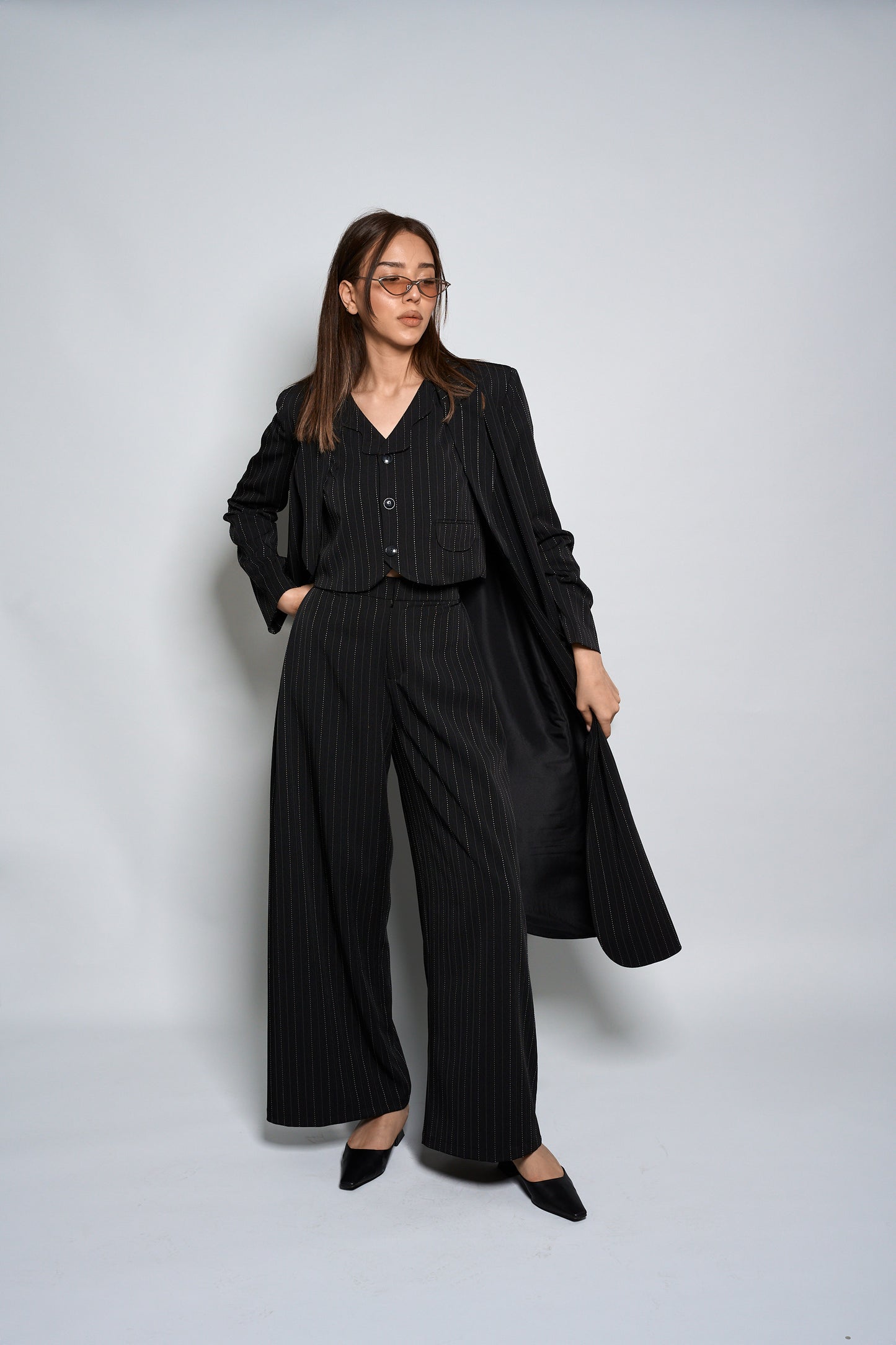 Venus asymmetrical coat