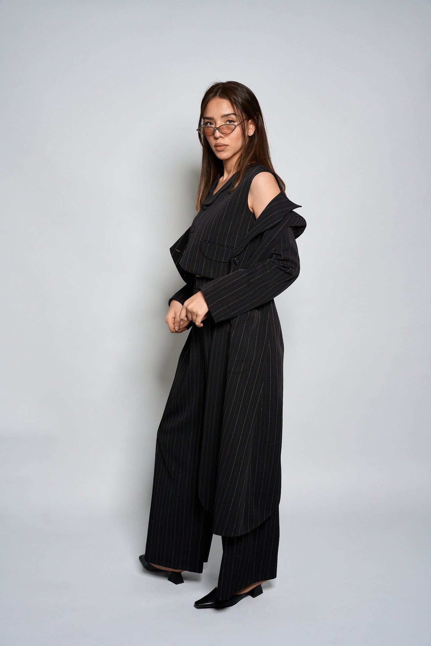 Vanus pinstriped vest