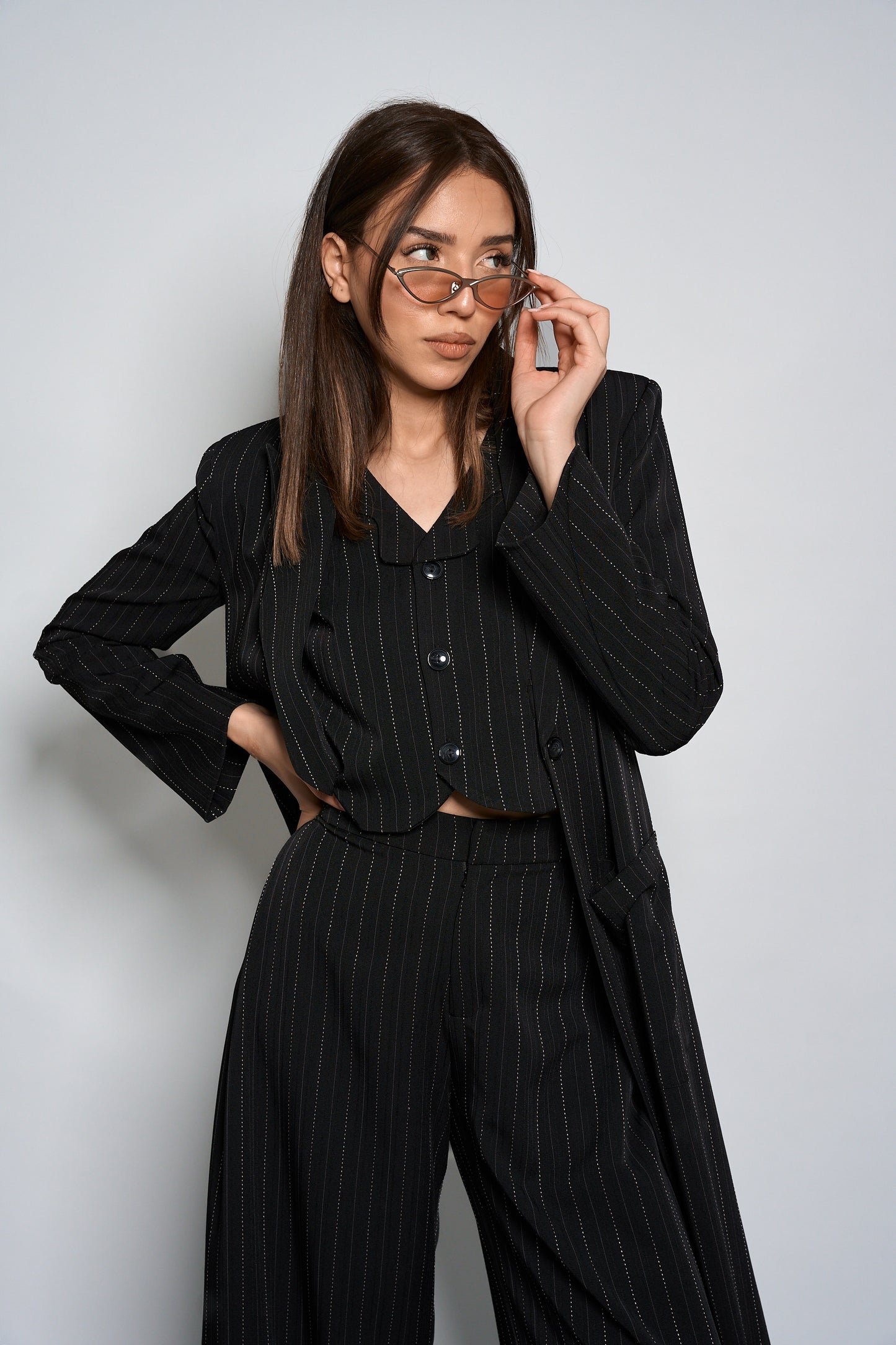 Vanus pinstriped vest