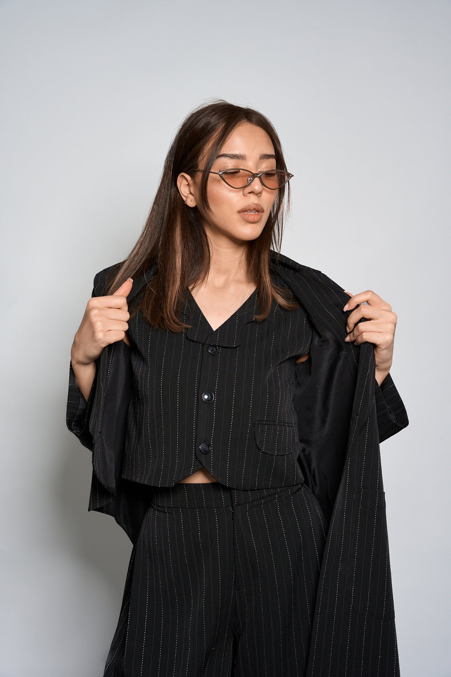Vanus pinstriped vest