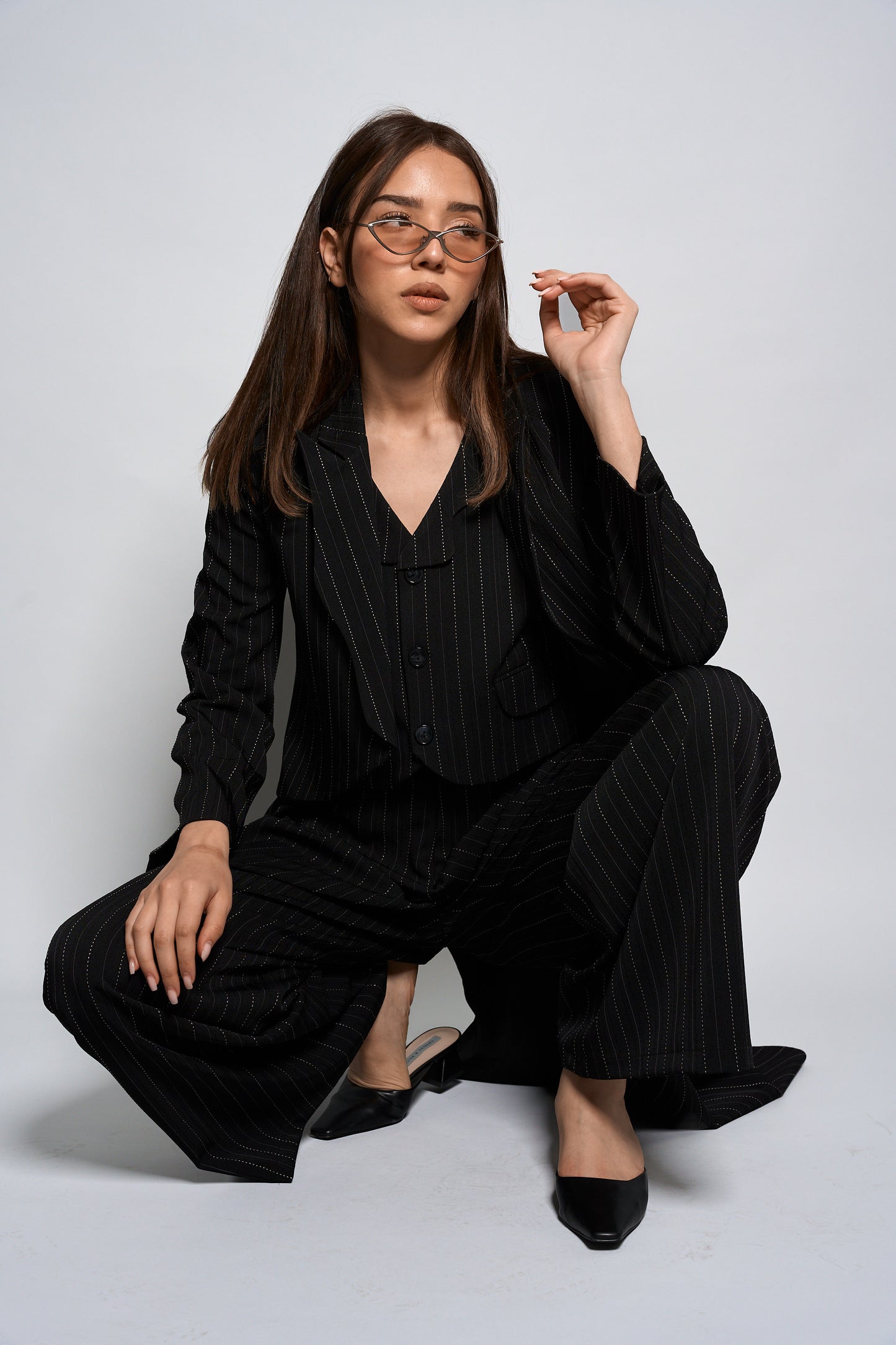 Vanus pinstriped vest