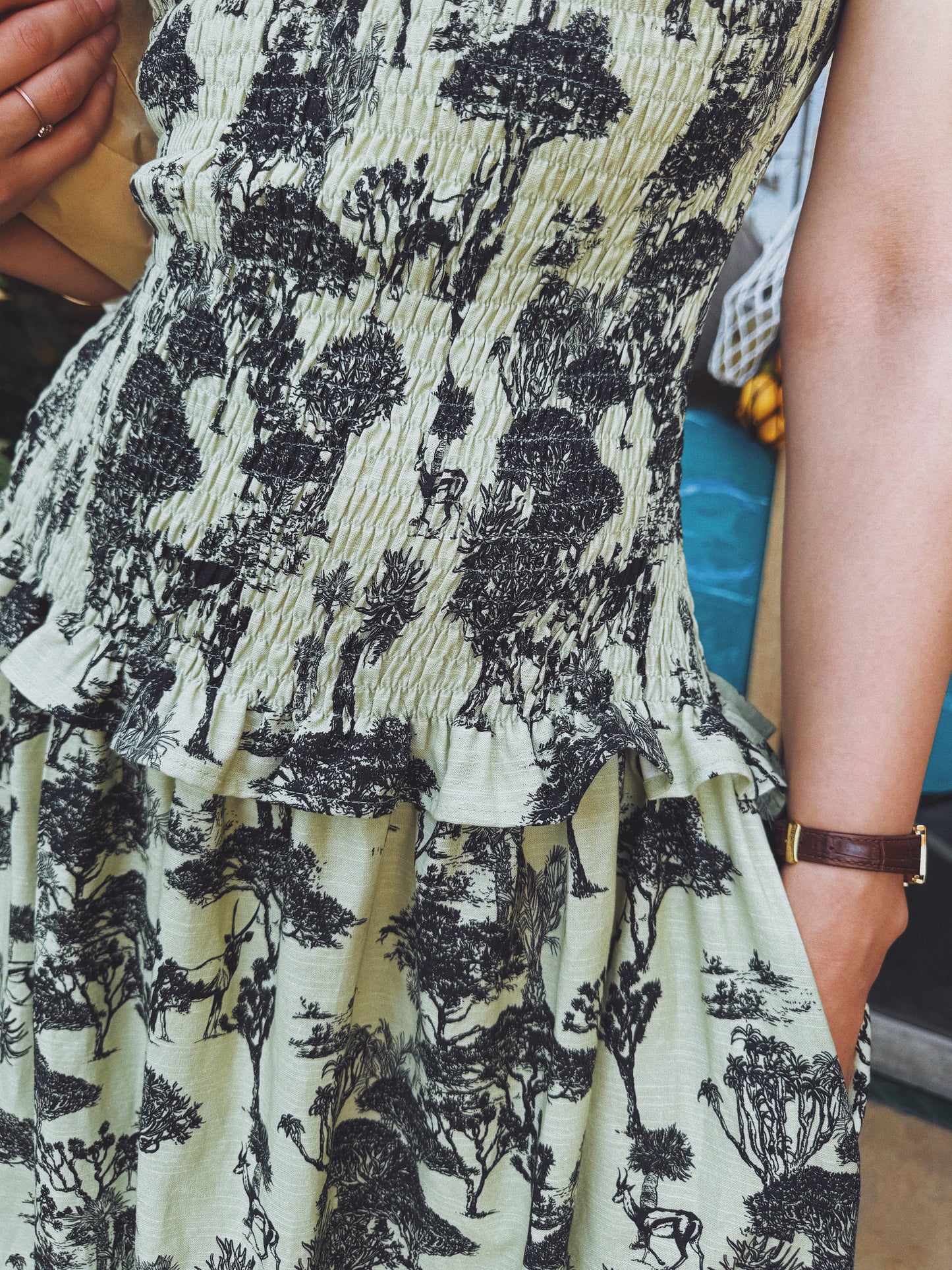 Kindah off-shoulder dress