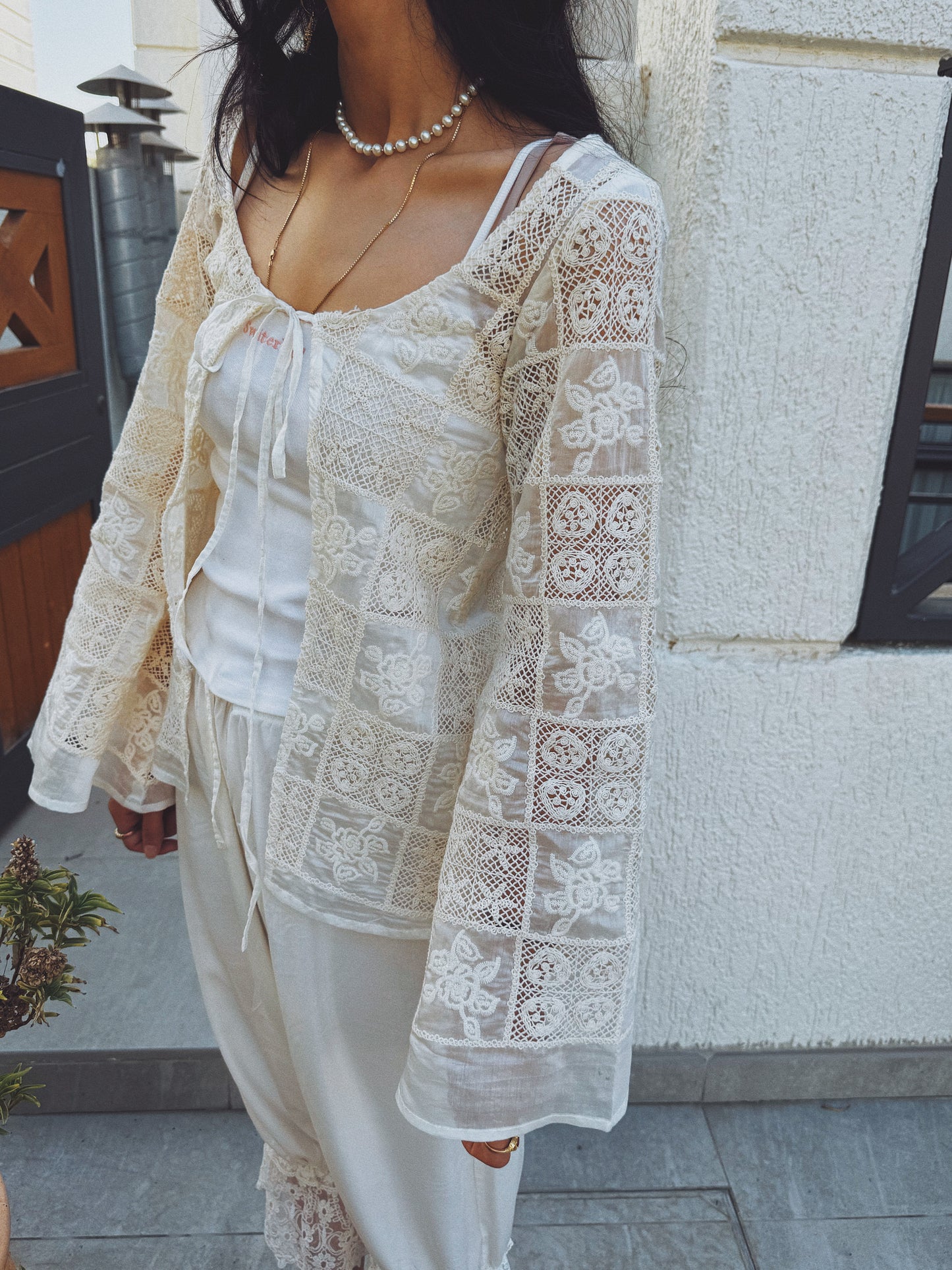 Lara crochet cardigan
