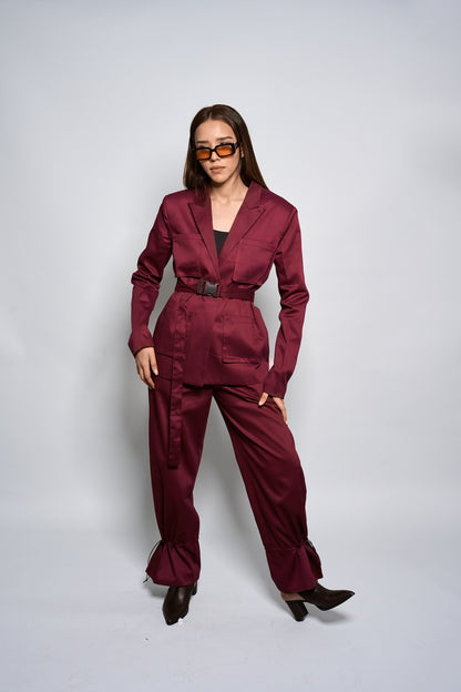 Yaqoot pants (burgundy)