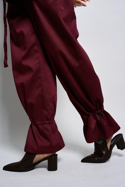 Yaqoot pants (burgundy)