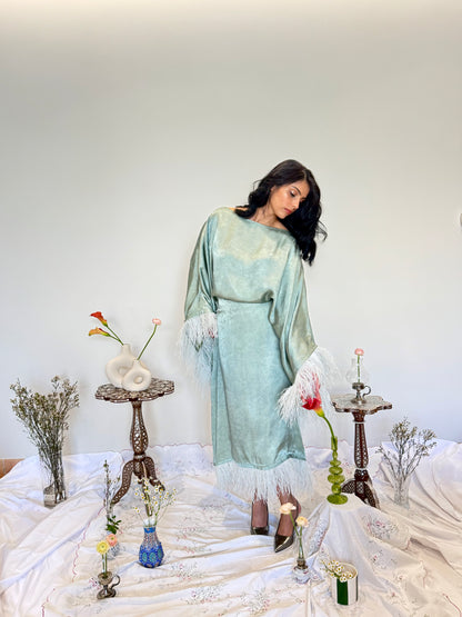 Danah Luxe Dress- Pastel Sage