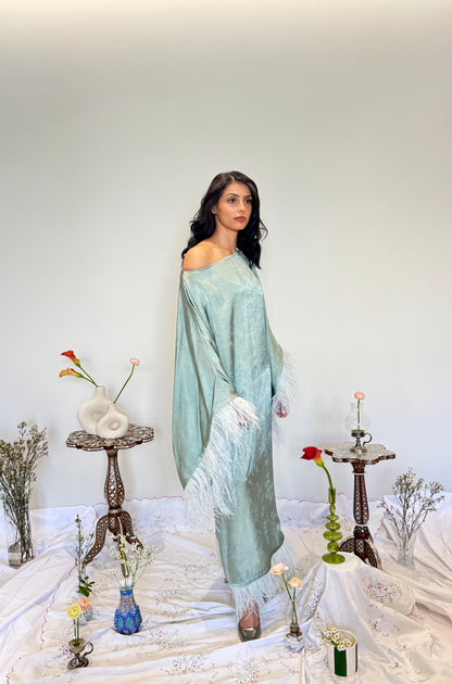 Danah Luxe Dress- Pastel Sage