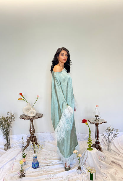 Danah Luxe Dress- Pastel Sage