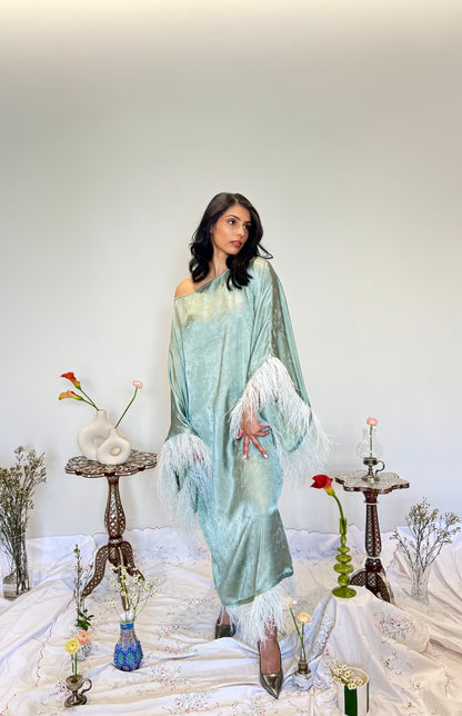 Danah Luxe Dress- Pastel Sage