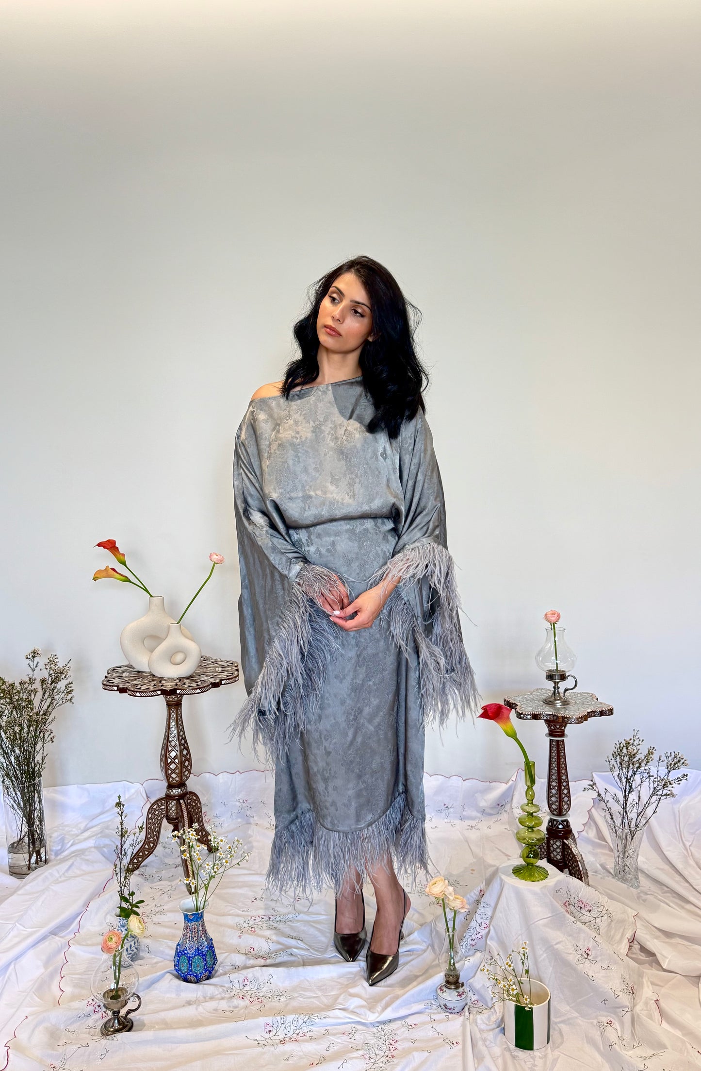 Danah luxe dress- Silver