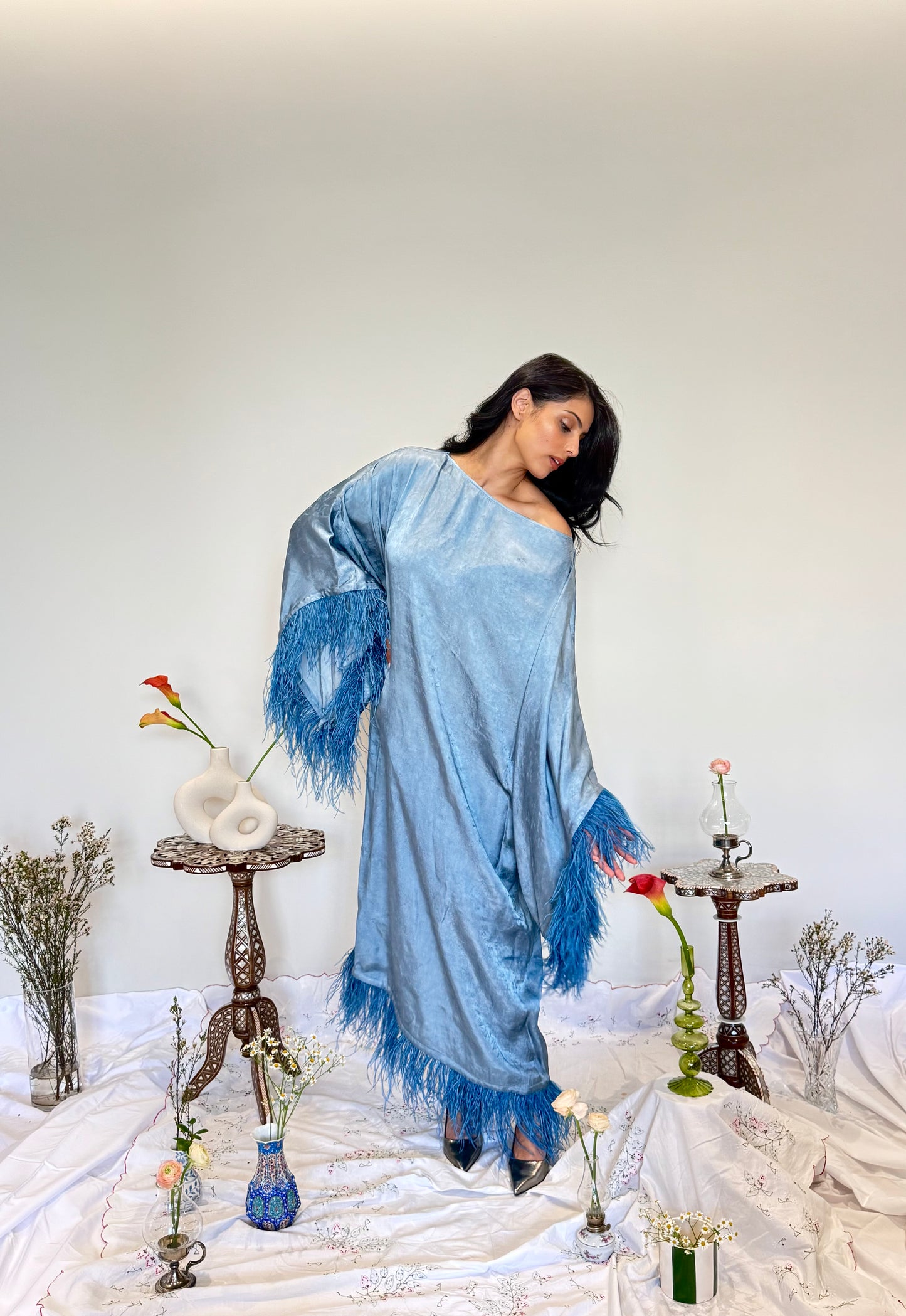 Danah Luxe Dress- Blue Dream