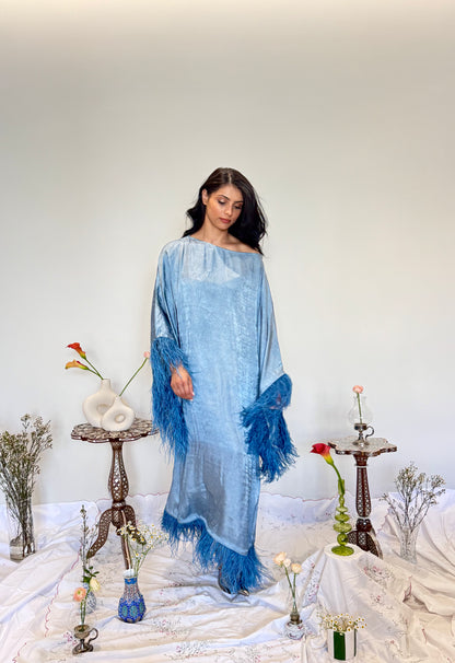 Danah Luxe Dress- Blue Dream