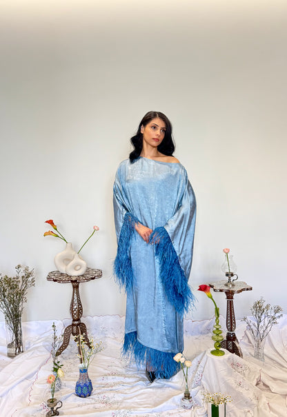 Danah Luxe Dress- Blue Dream
