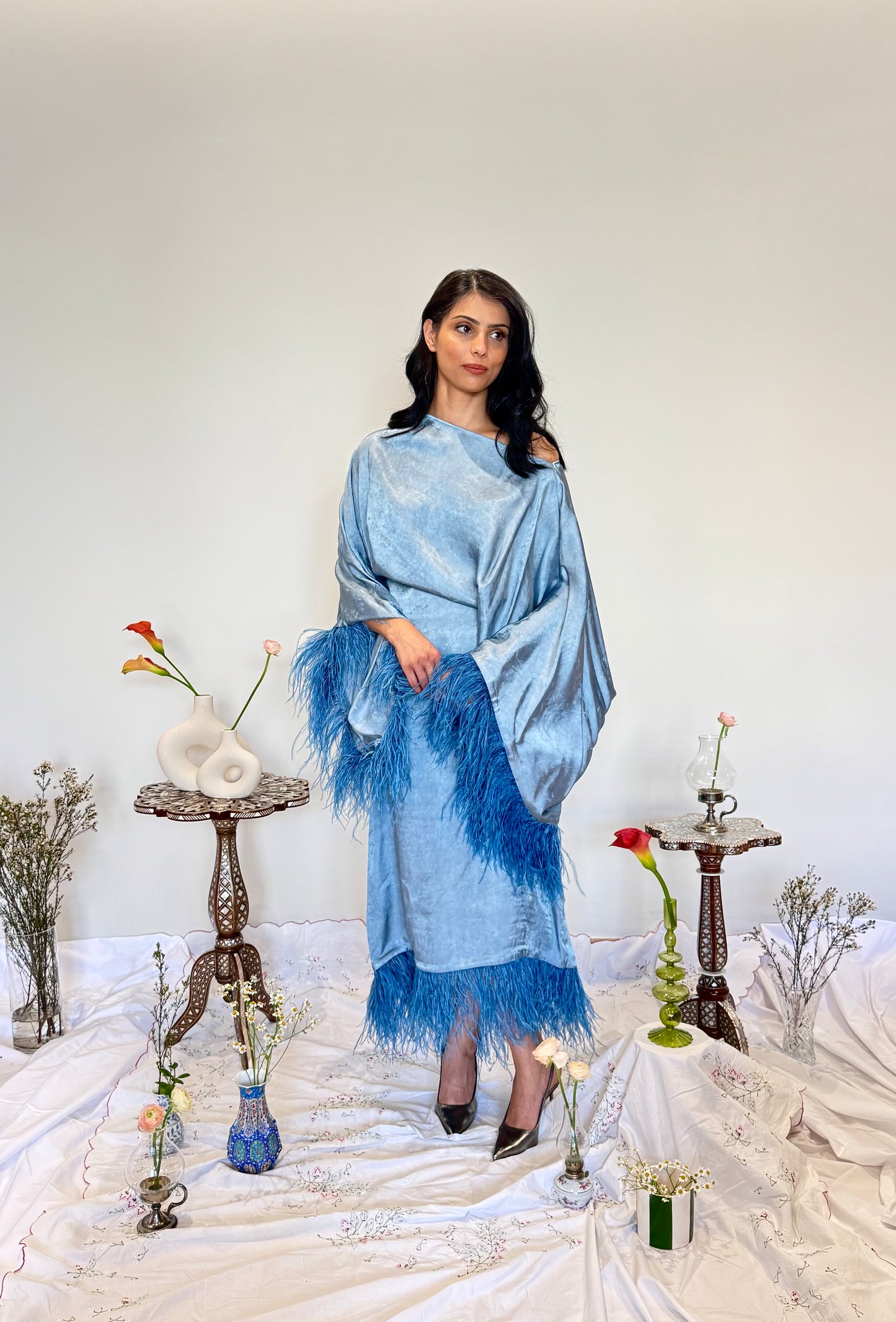 Danah Luxe Dress- Blue Dream