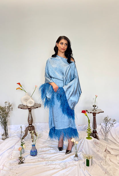 Danah Luxe Dress- Blue Dream