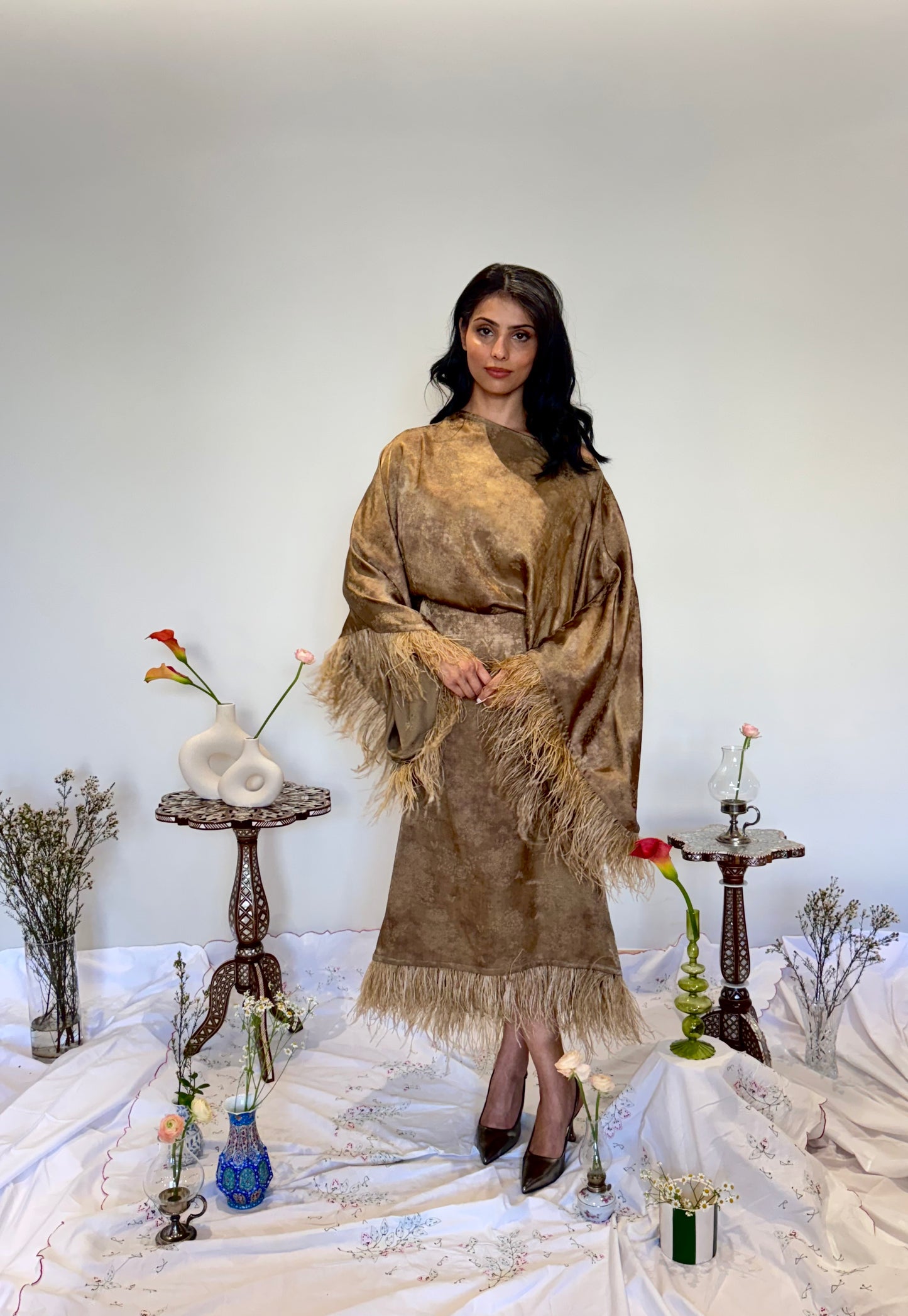 Danah Luxe Dress- Royal Bronze