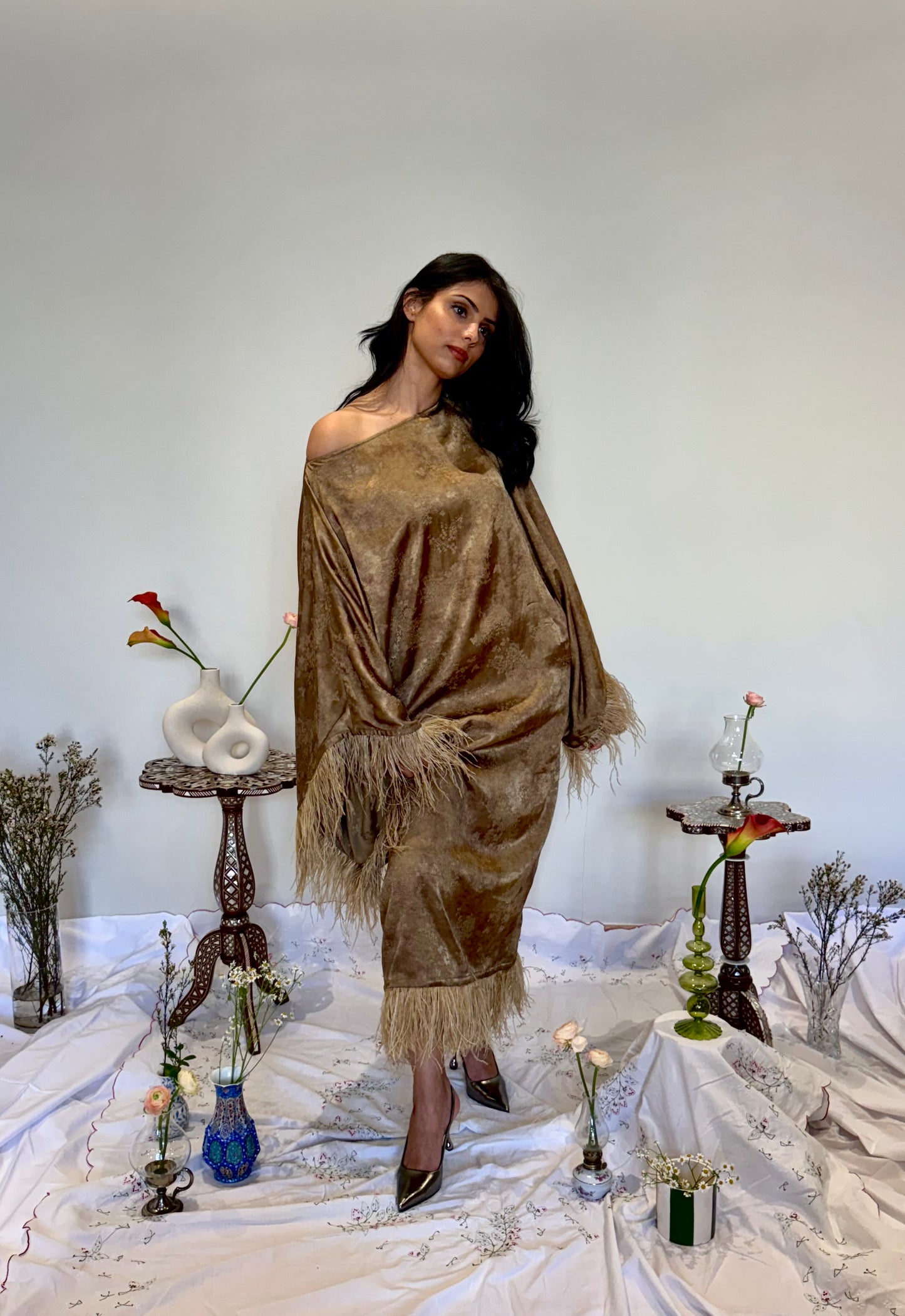 Danah Luxe Dress- Royal Bronze